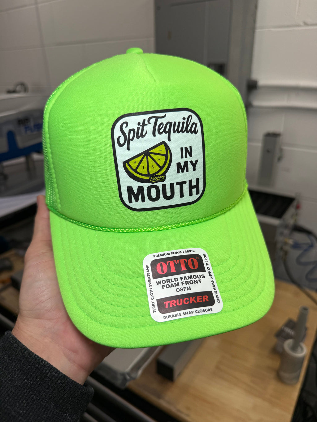 Spit Tequila in My Mouth Trucker Hat